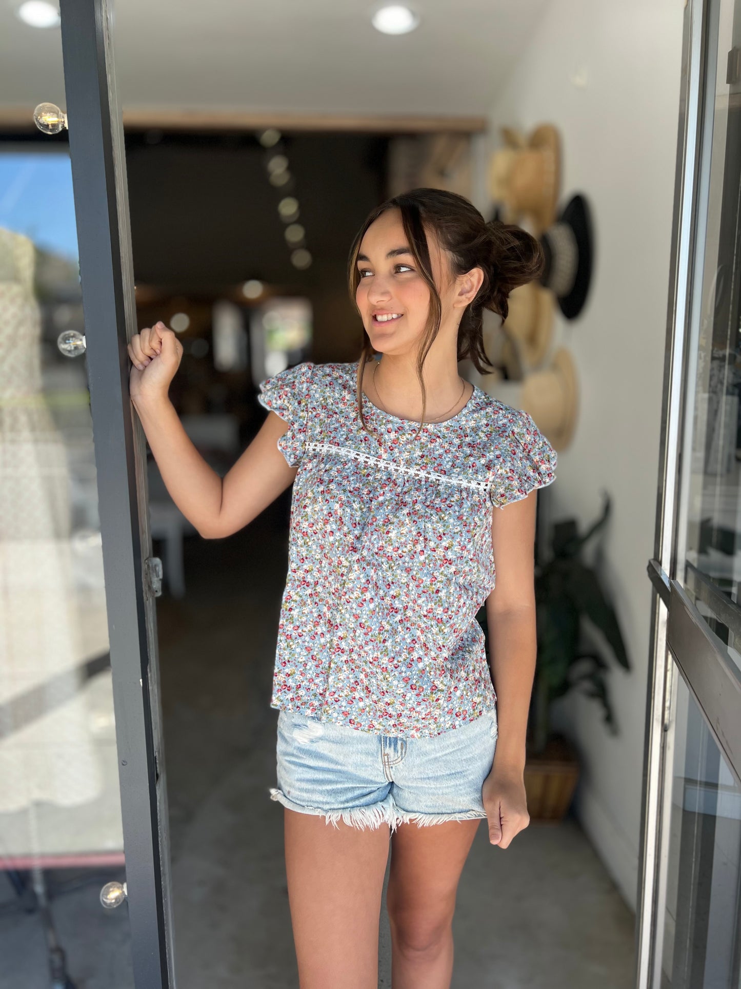 Emily’s Floral Blouse