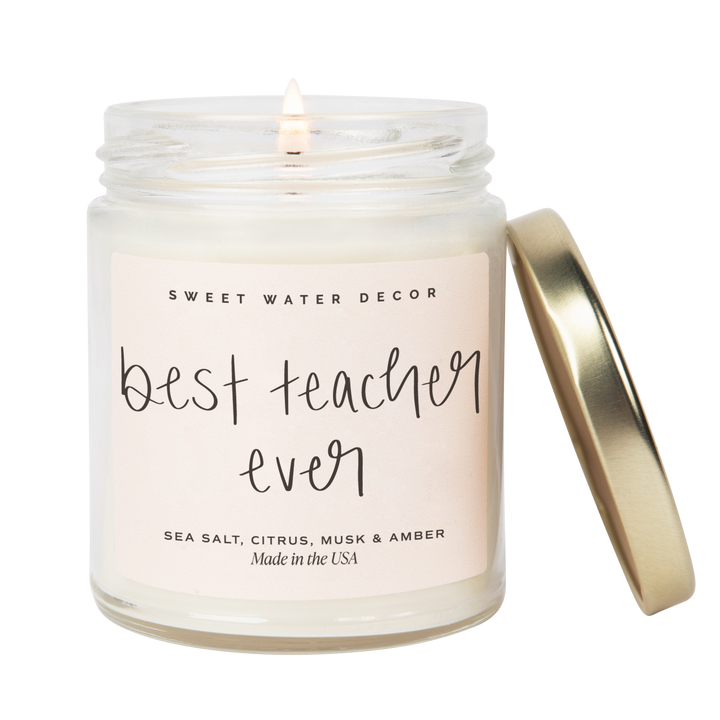 Best Teacher Ever Soy Candle