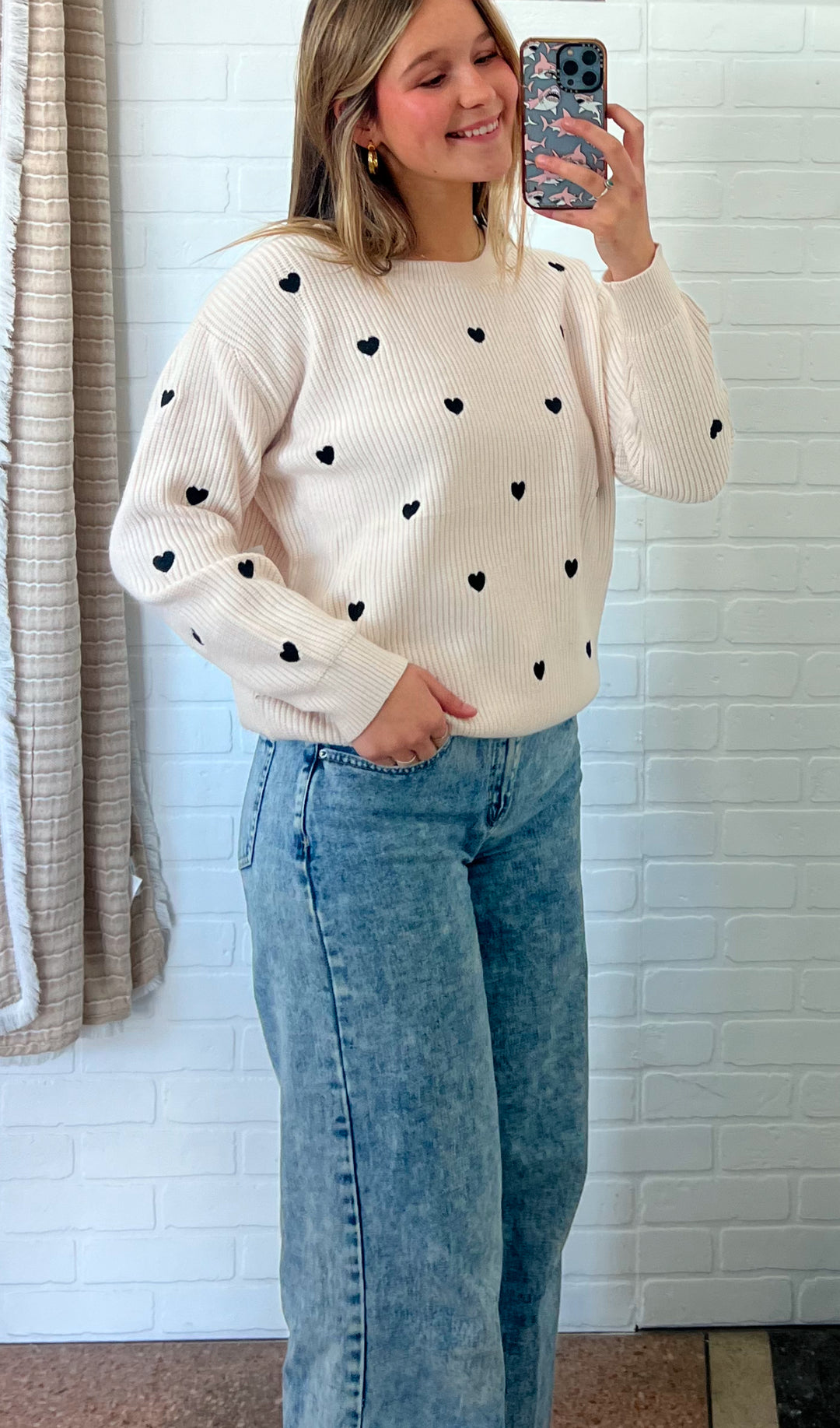 Heart Knit Sweater