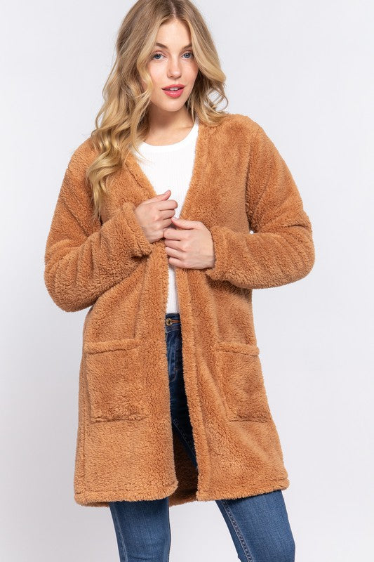 Soft Teddy Cardigan