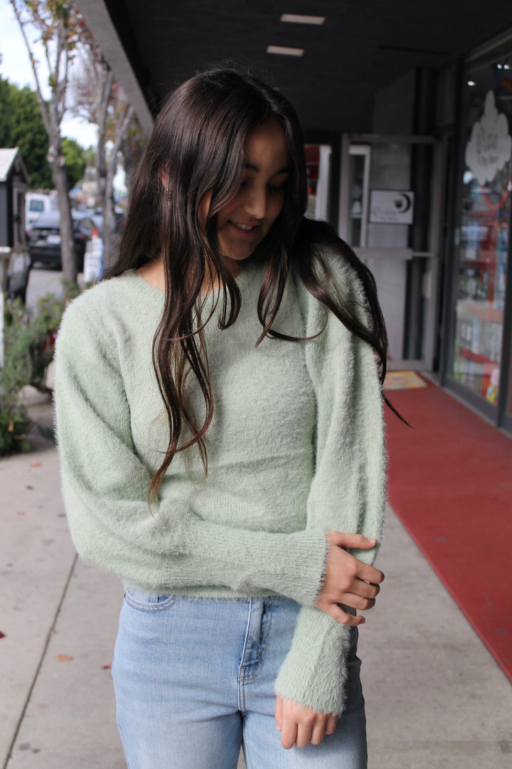 Soft mint sweater