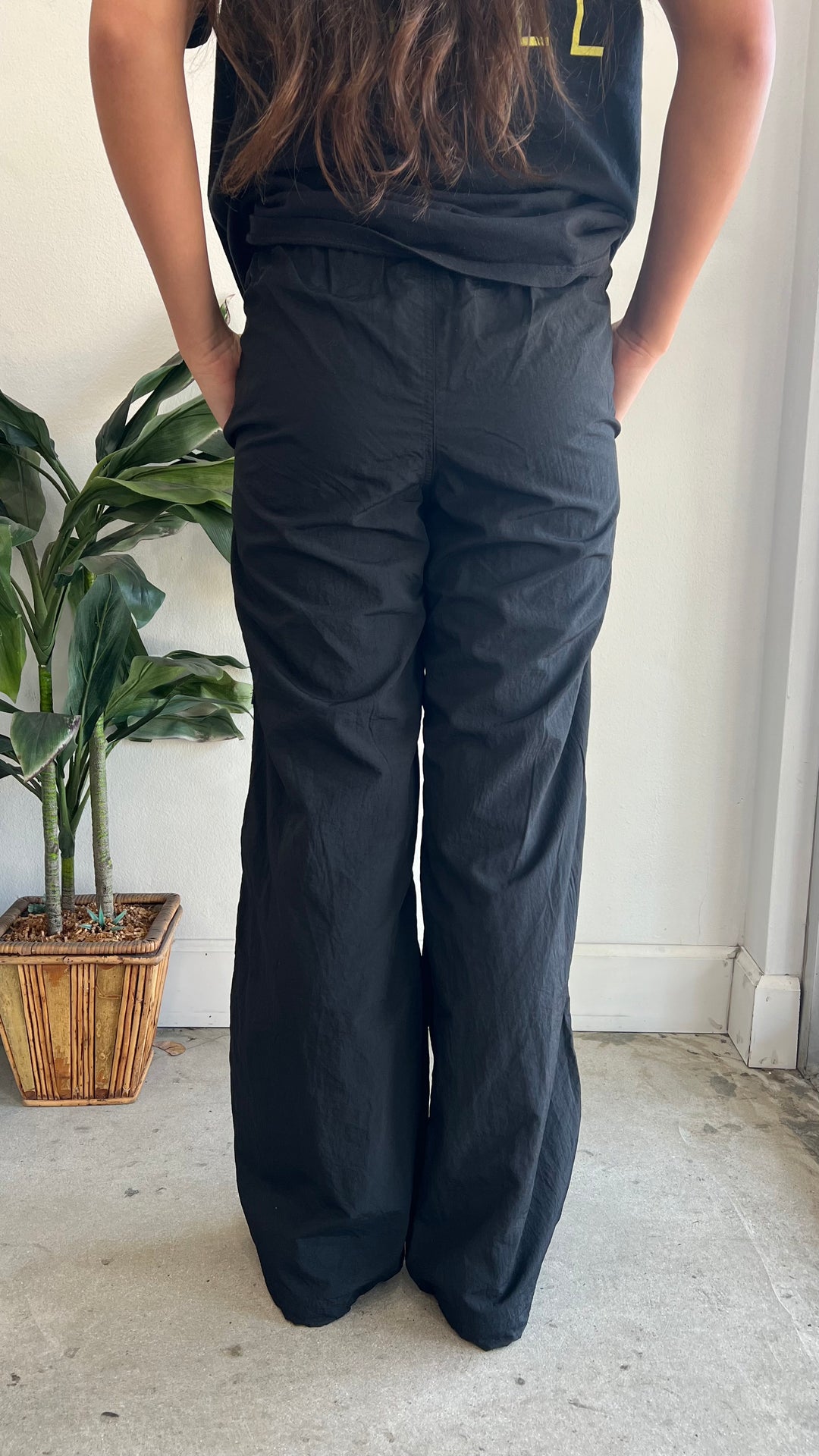 Black Parachute Pants