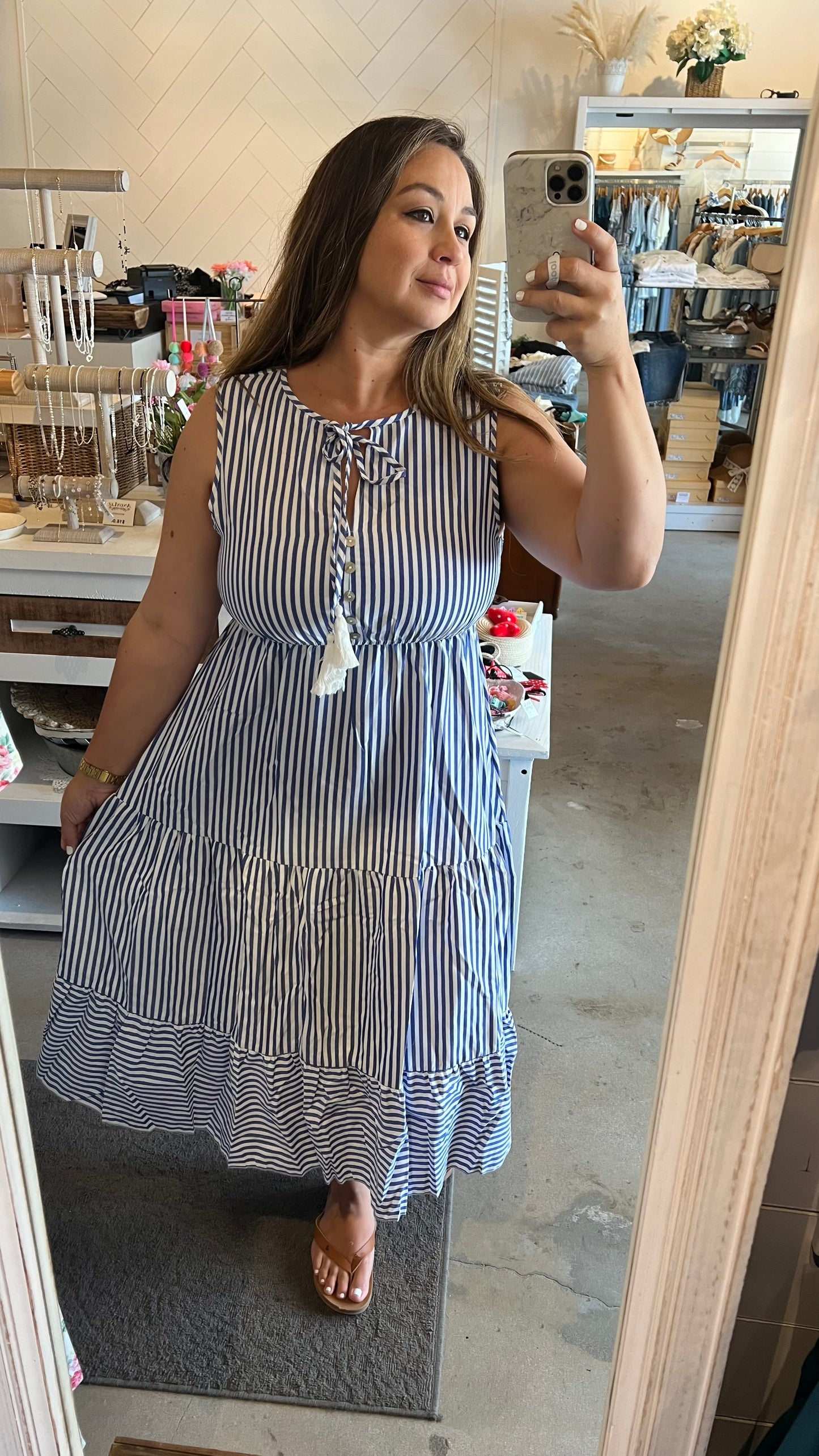 Aubrey’s Stripe Midi