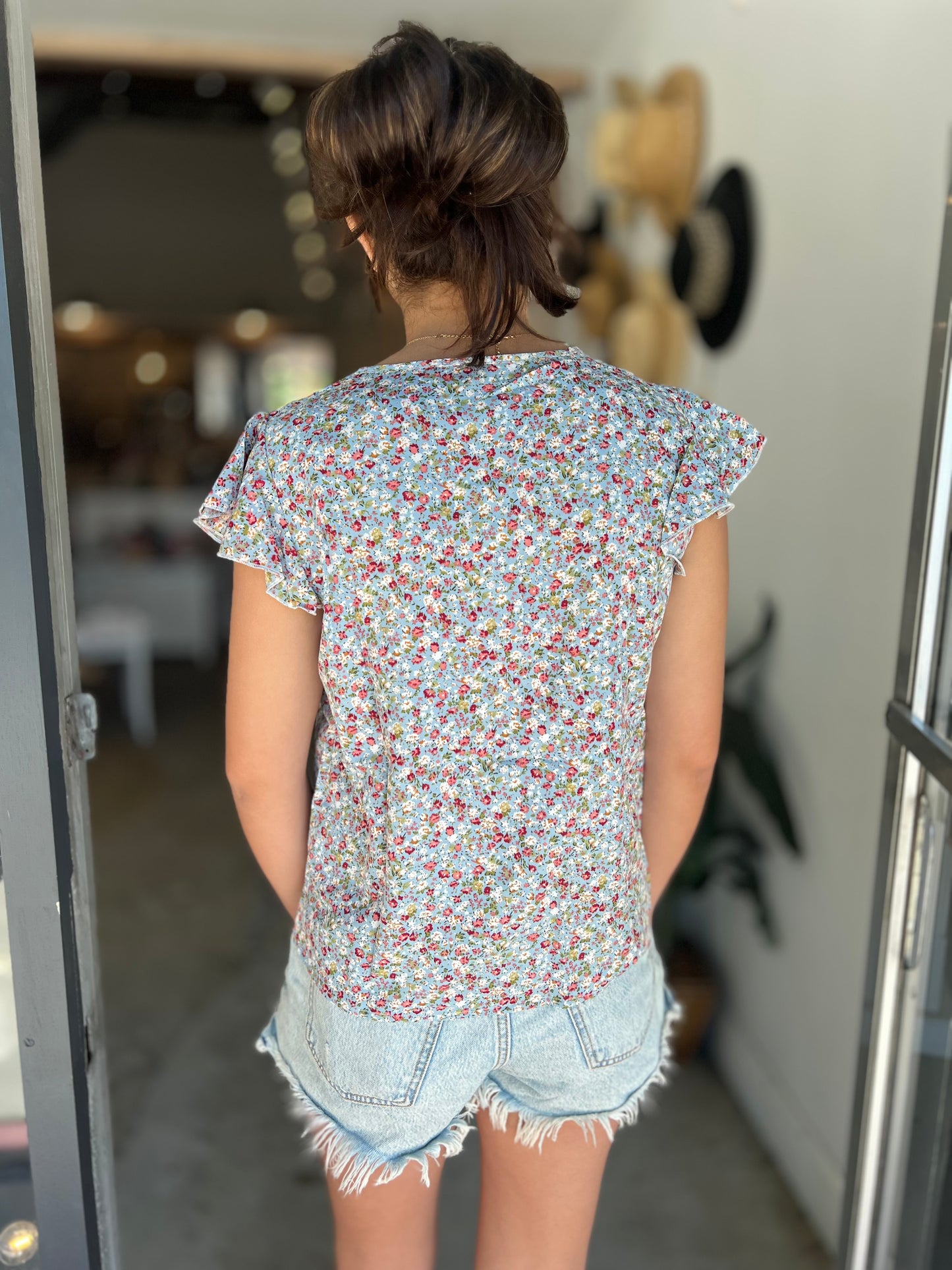 Emily’s Floral Blouse