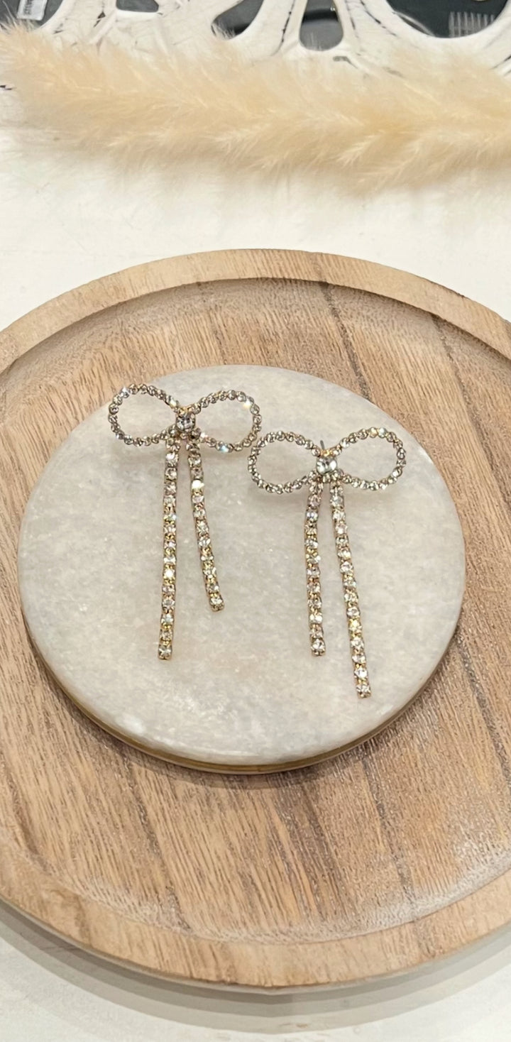 Sparkle Bow Earrings