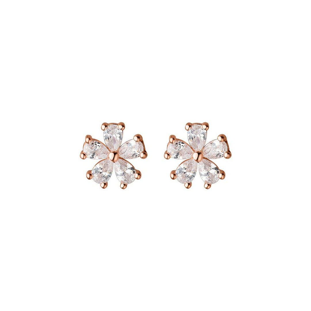 Dainty Cute Flower Stud Earrings in 925 Sterling Silver