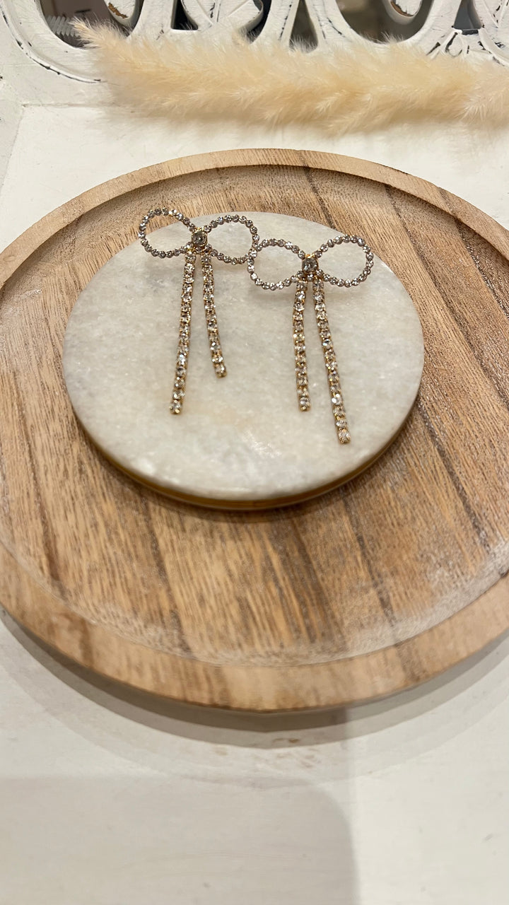 Sparkle Bow Earrings