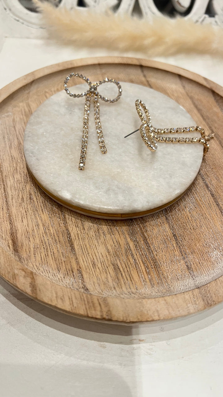 Sparkle Bow Earrings