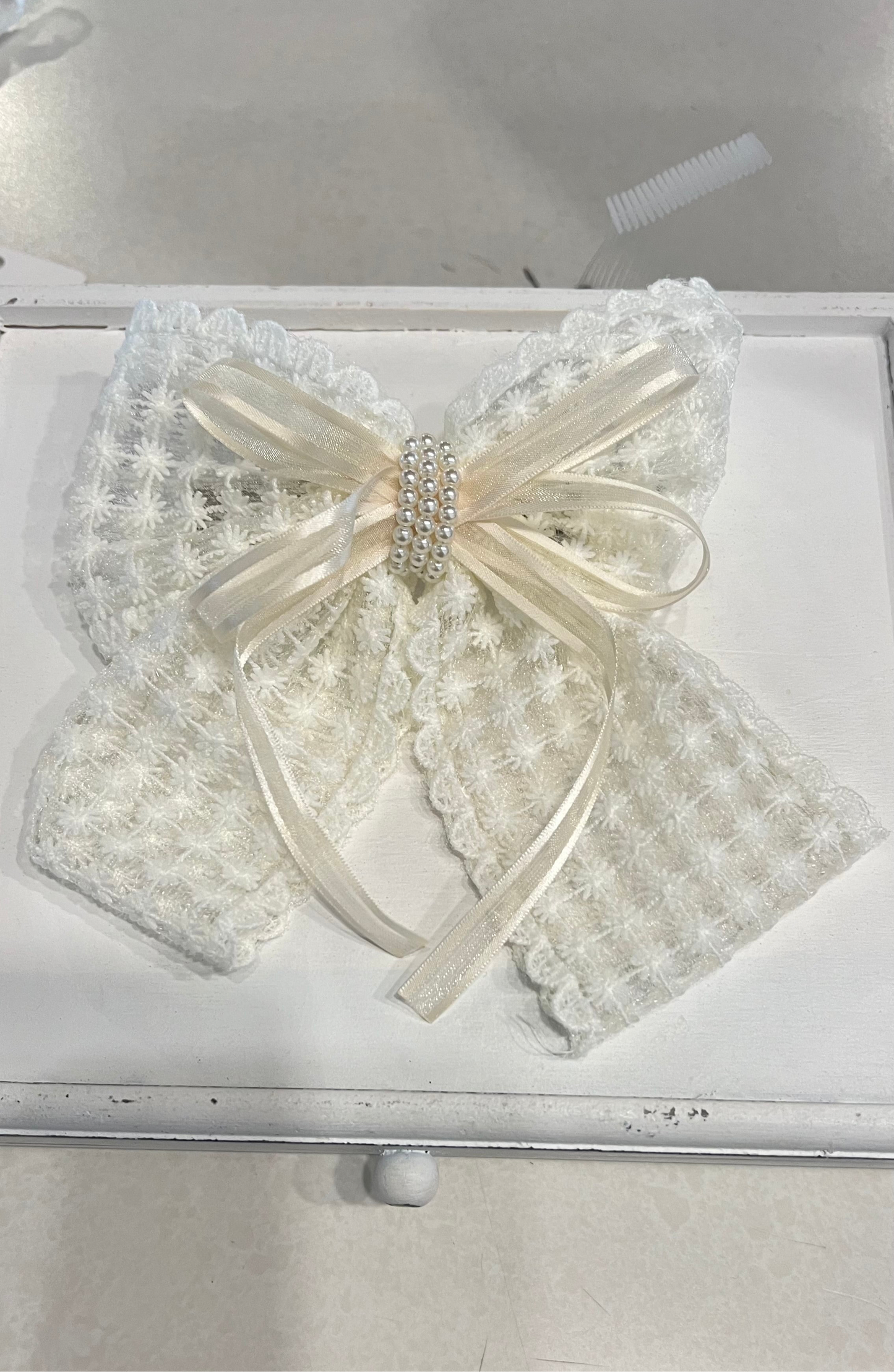 Crochet Lace Bow