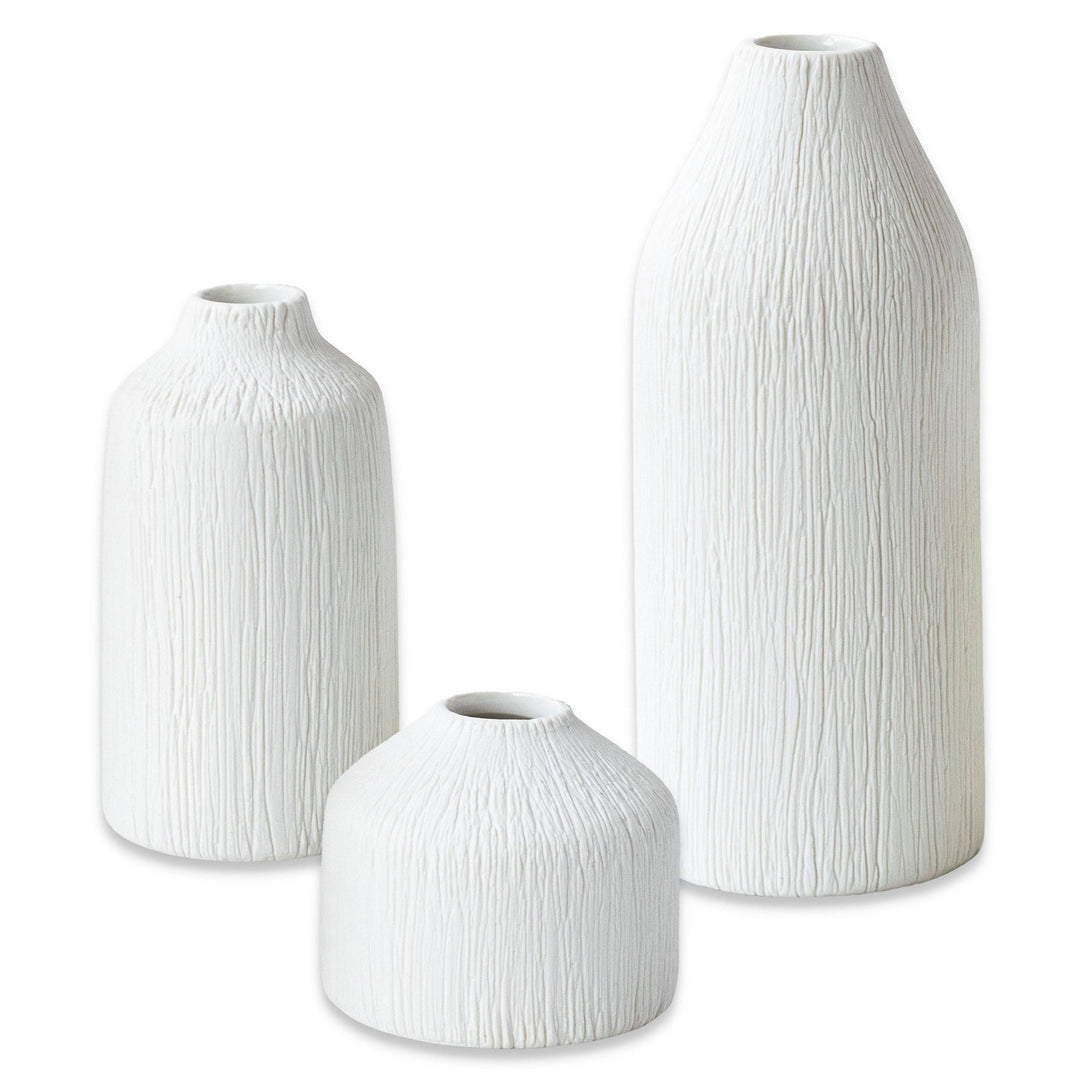 Boho White Vase