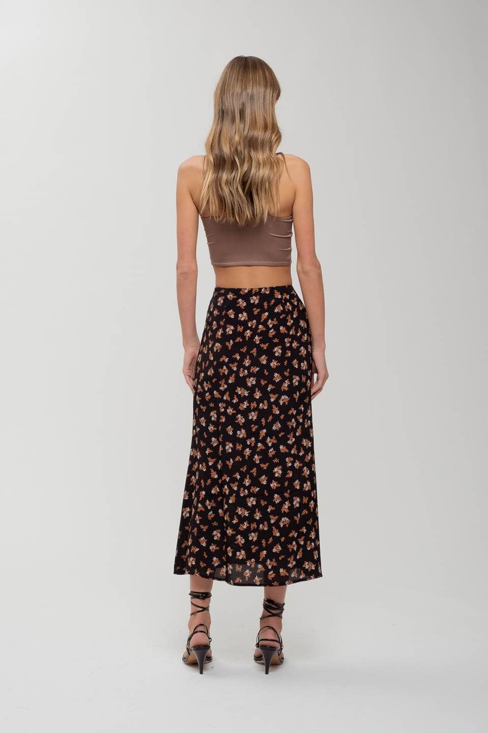 Black Leaf Skirt