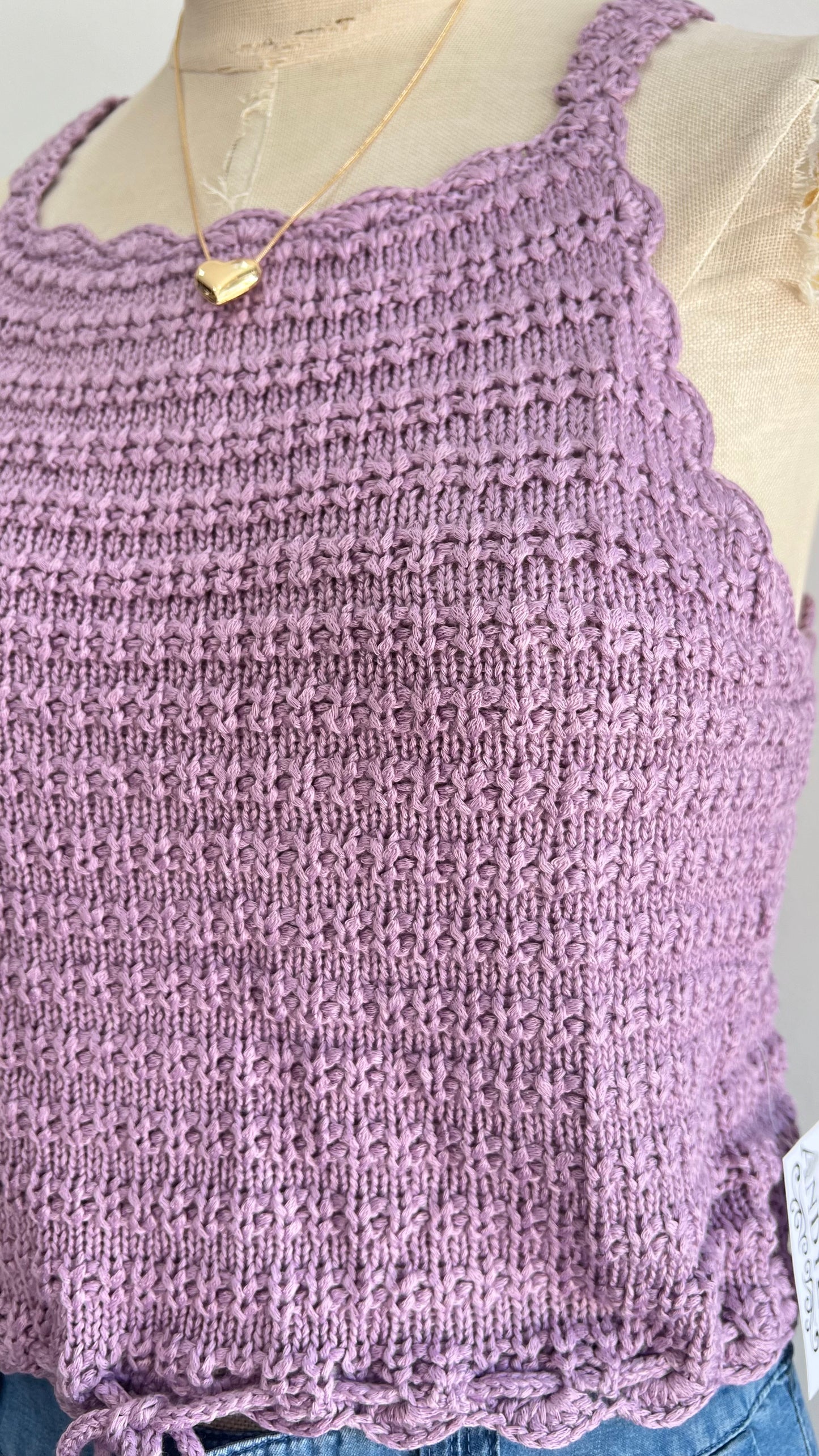 Darling Lavender Knit