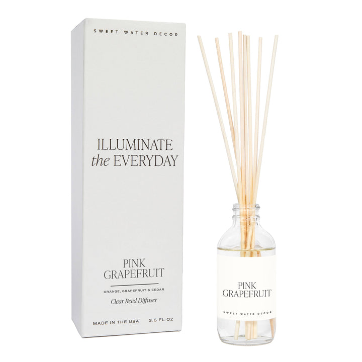 Pink Grapefruit Reed Diffuser - Home Decor and Gifts
