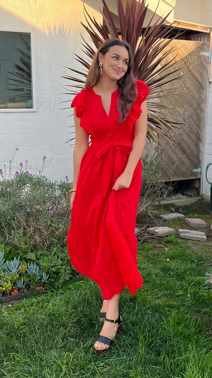 Lady in Red Dress