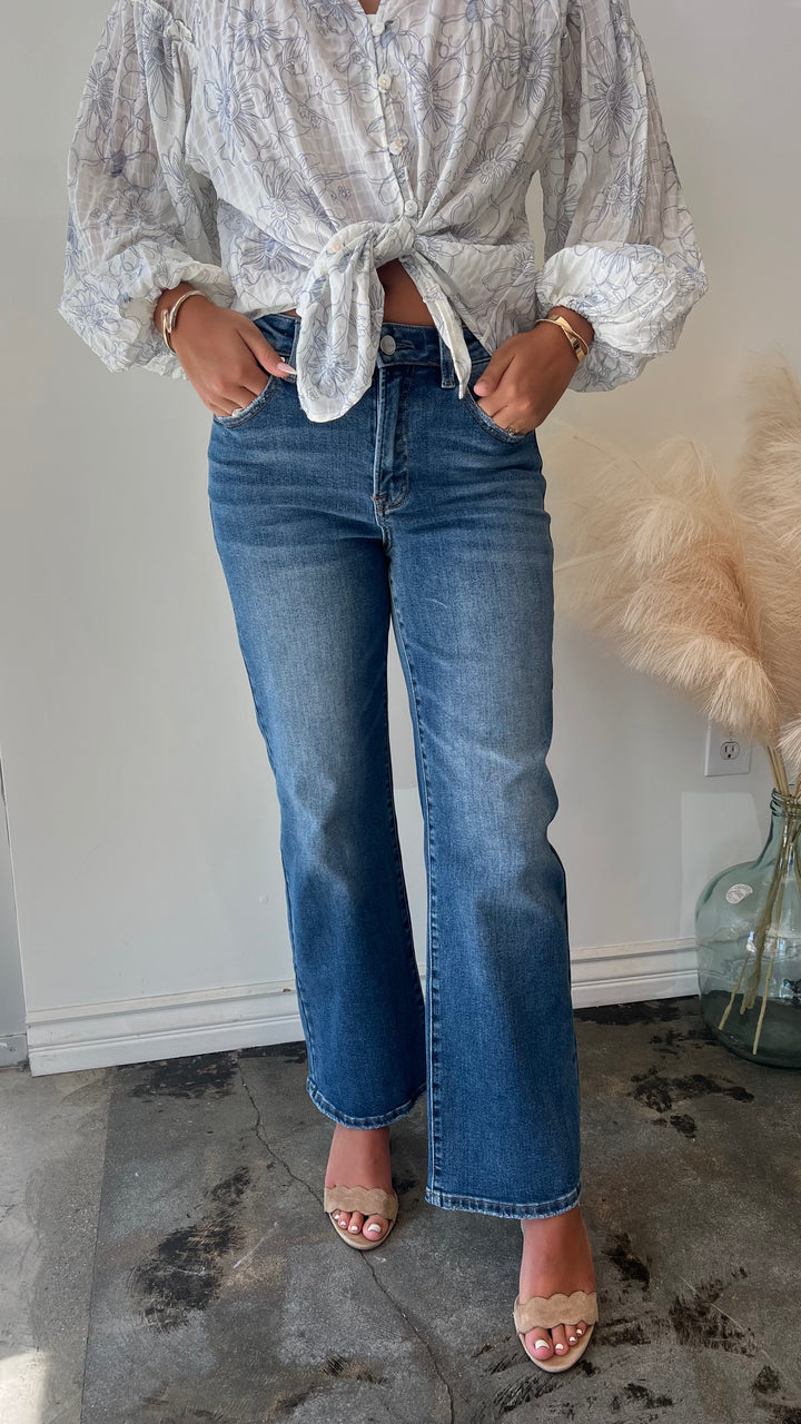 Riviera Straight High Rise Jeans