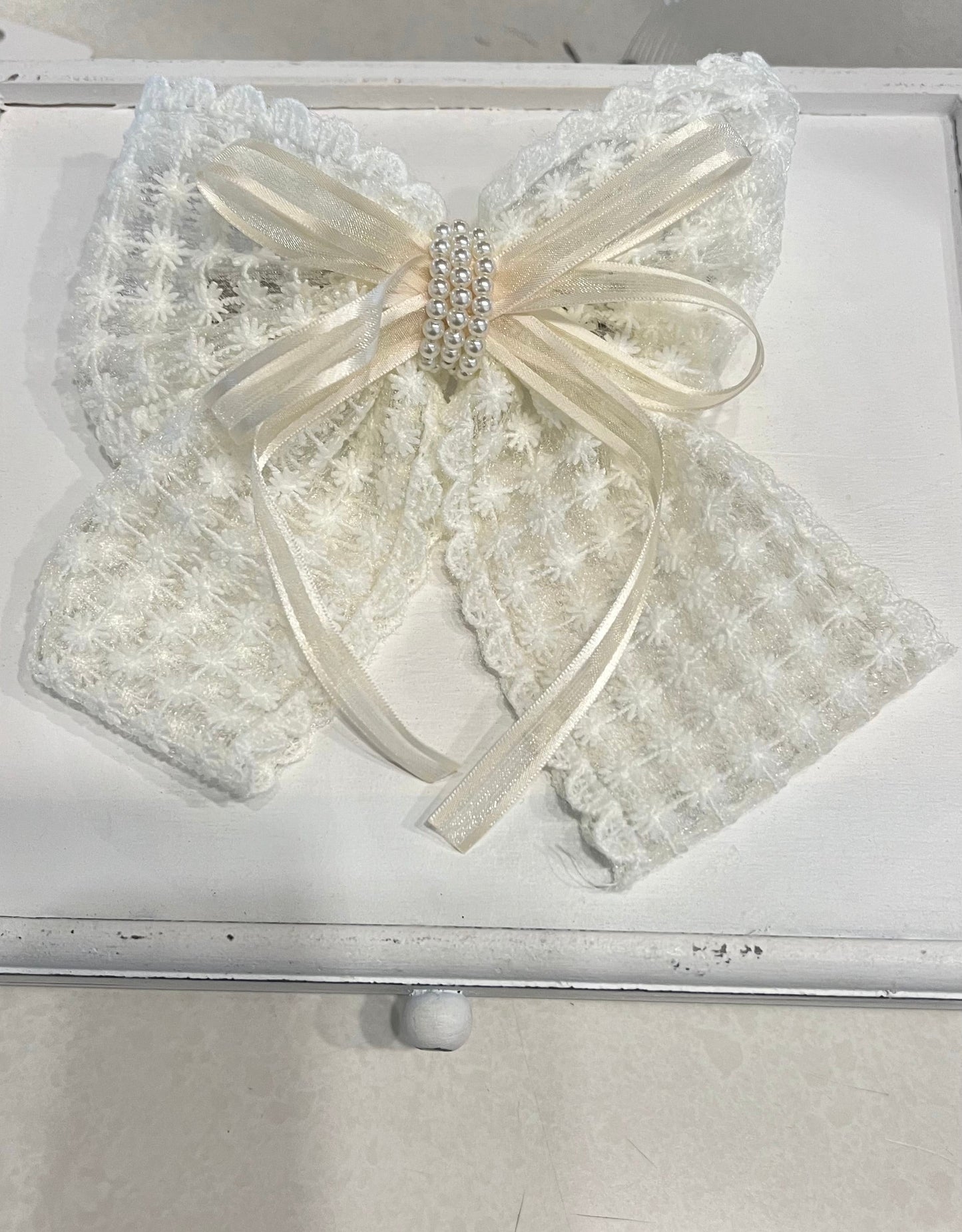 Crochet Lace Bow