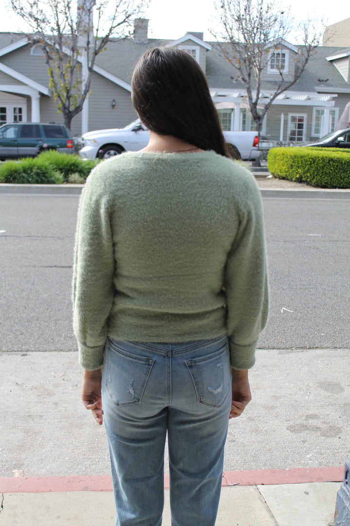 Soft mint sweater