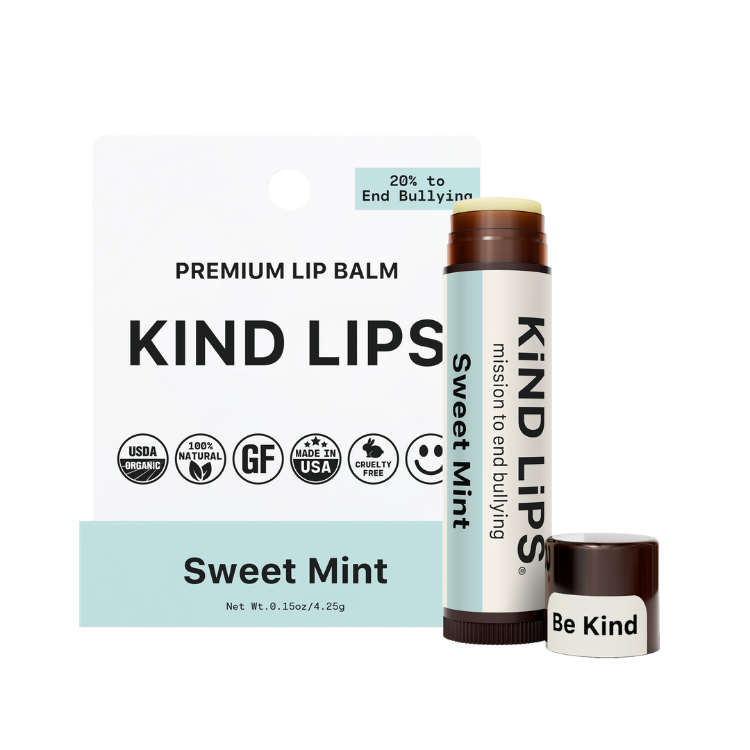 Sweet Mint, Organic Lip Balm, Single Hang Pack