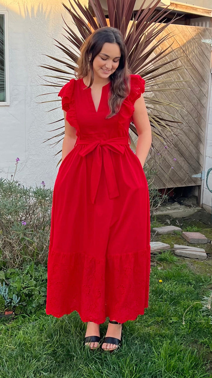 Lady in Red Dress
