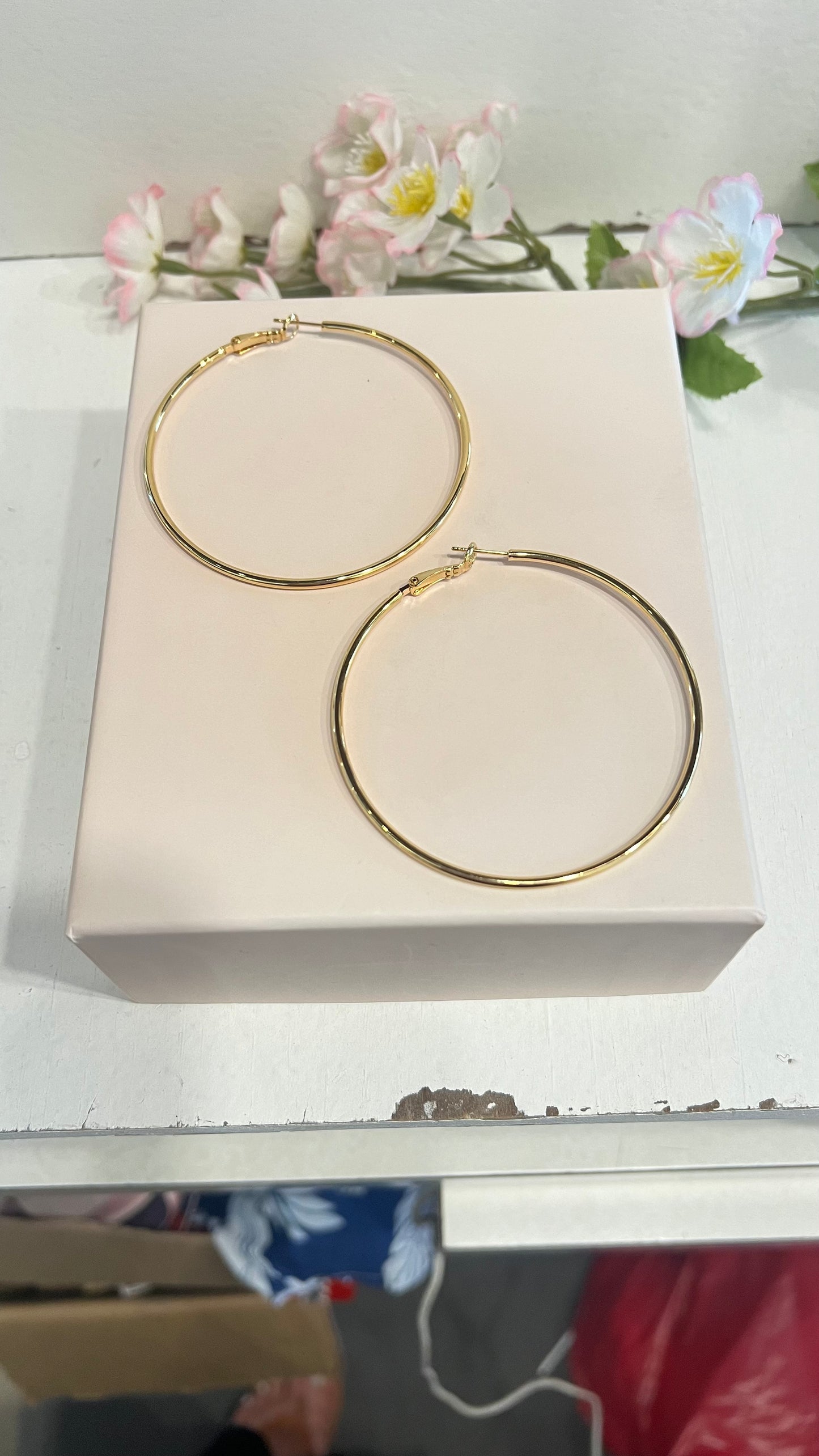 Big Hoops 14k gold dip