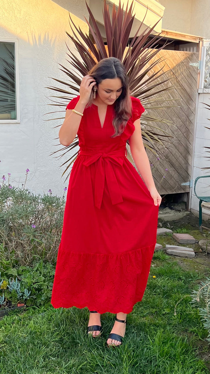 Lady in Red Dress