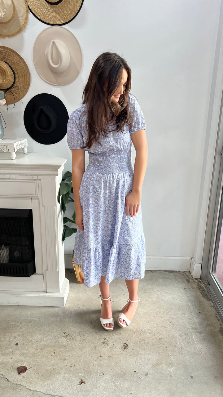 Gina’s Blue Midi