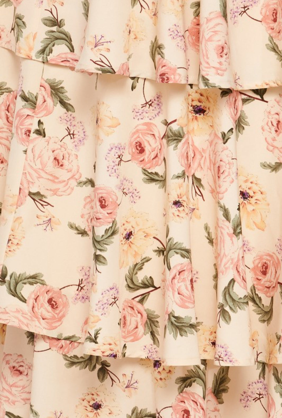 Juliette Ruffle Floral Maxi Dress