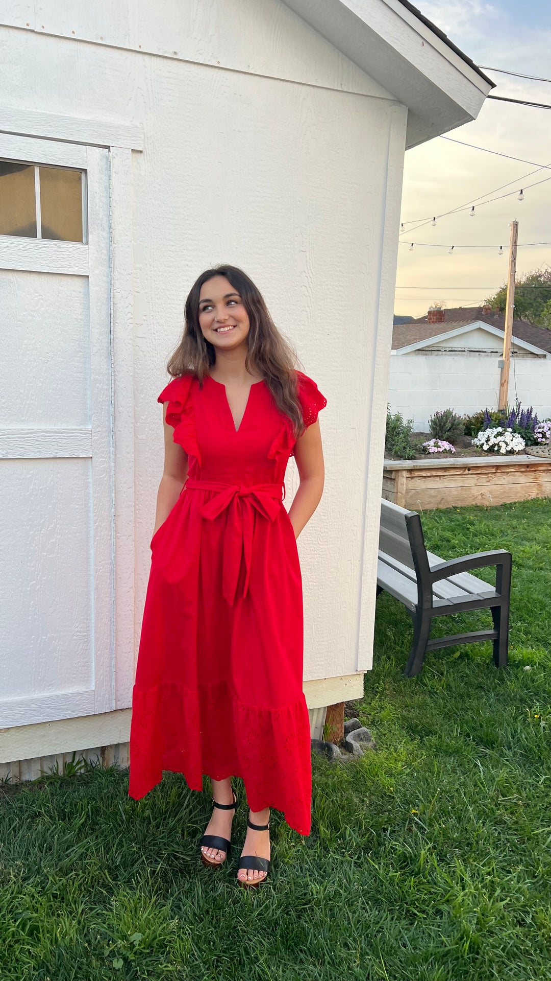 Lady in Red Dress