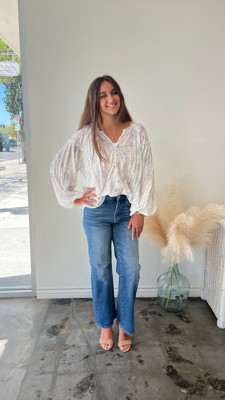 Breeze Button-Down Blouse