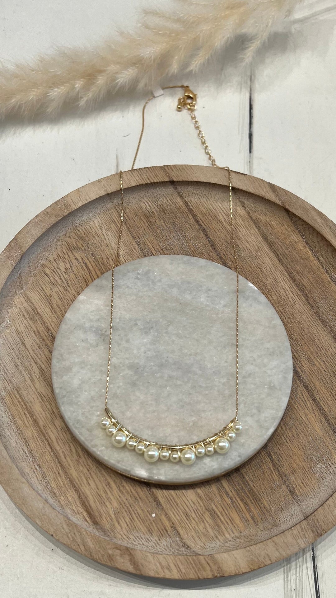 Pearl Cascade Necklace