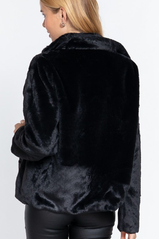 Black Fur Coat