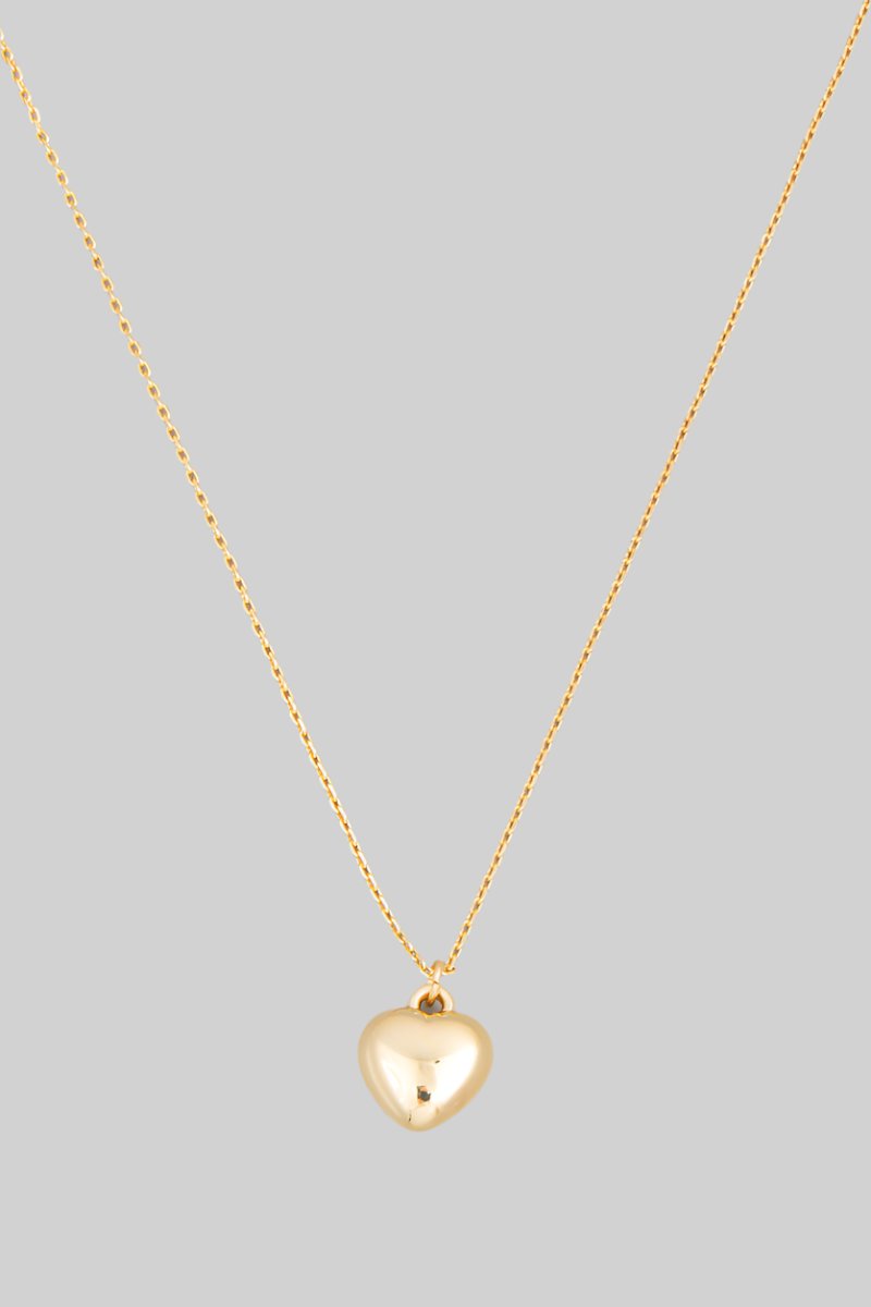 Gold heart necklace