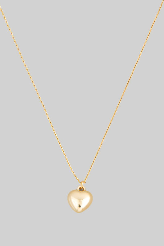 Gold heart necklace