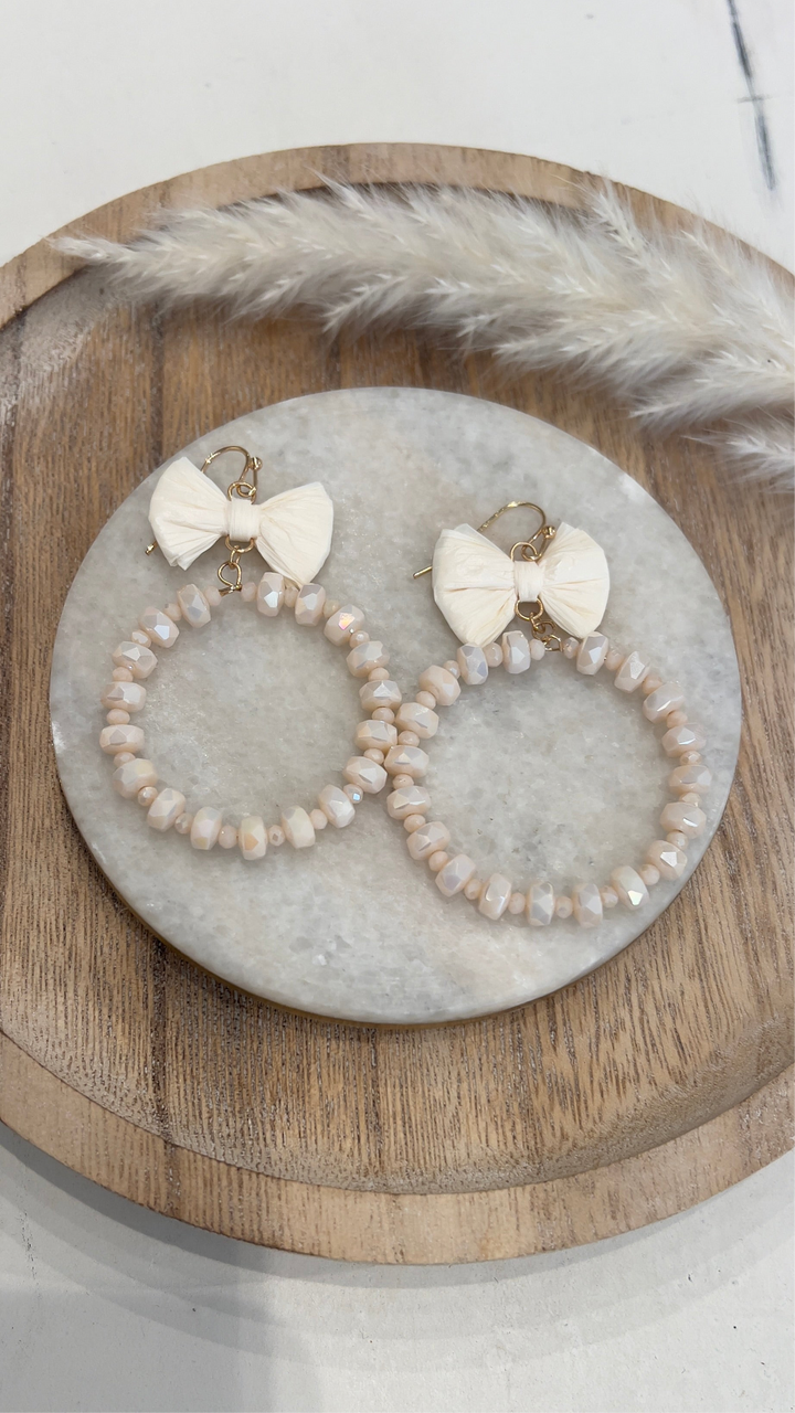 Bow Bead Earrings