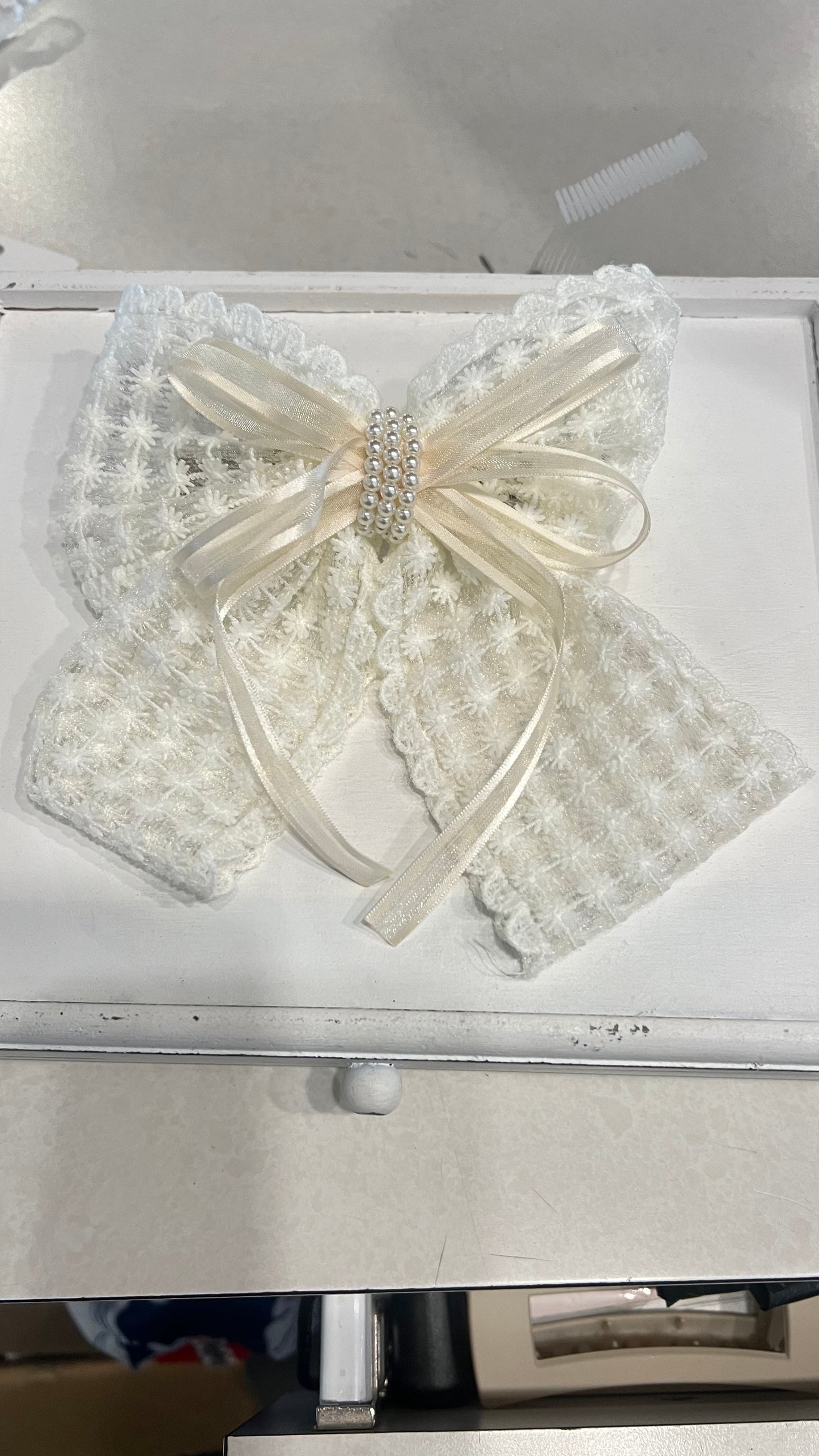 Crochet Lace Bow