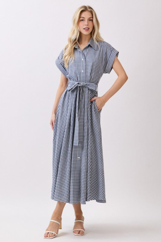 Classic Gingham Midi