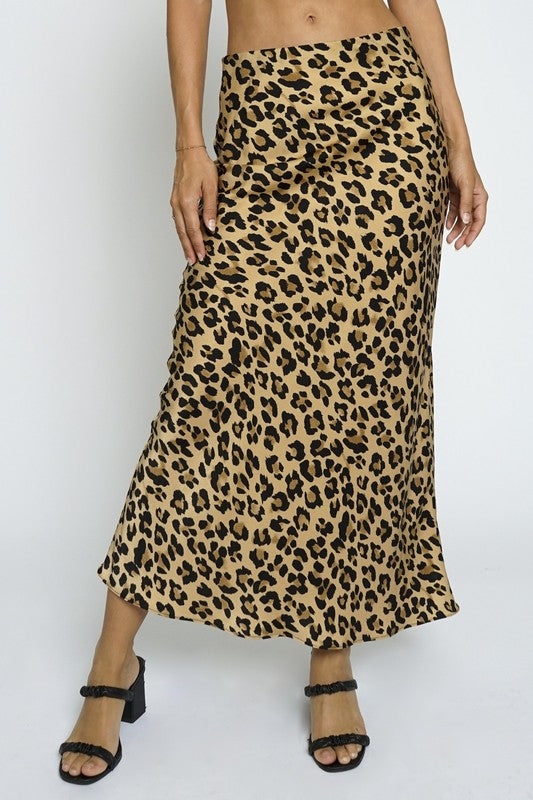 Leopard Maxi Skirt