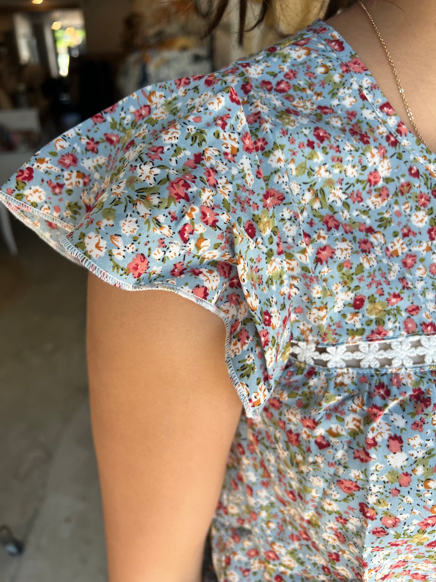 Emily’s Floral Blouse