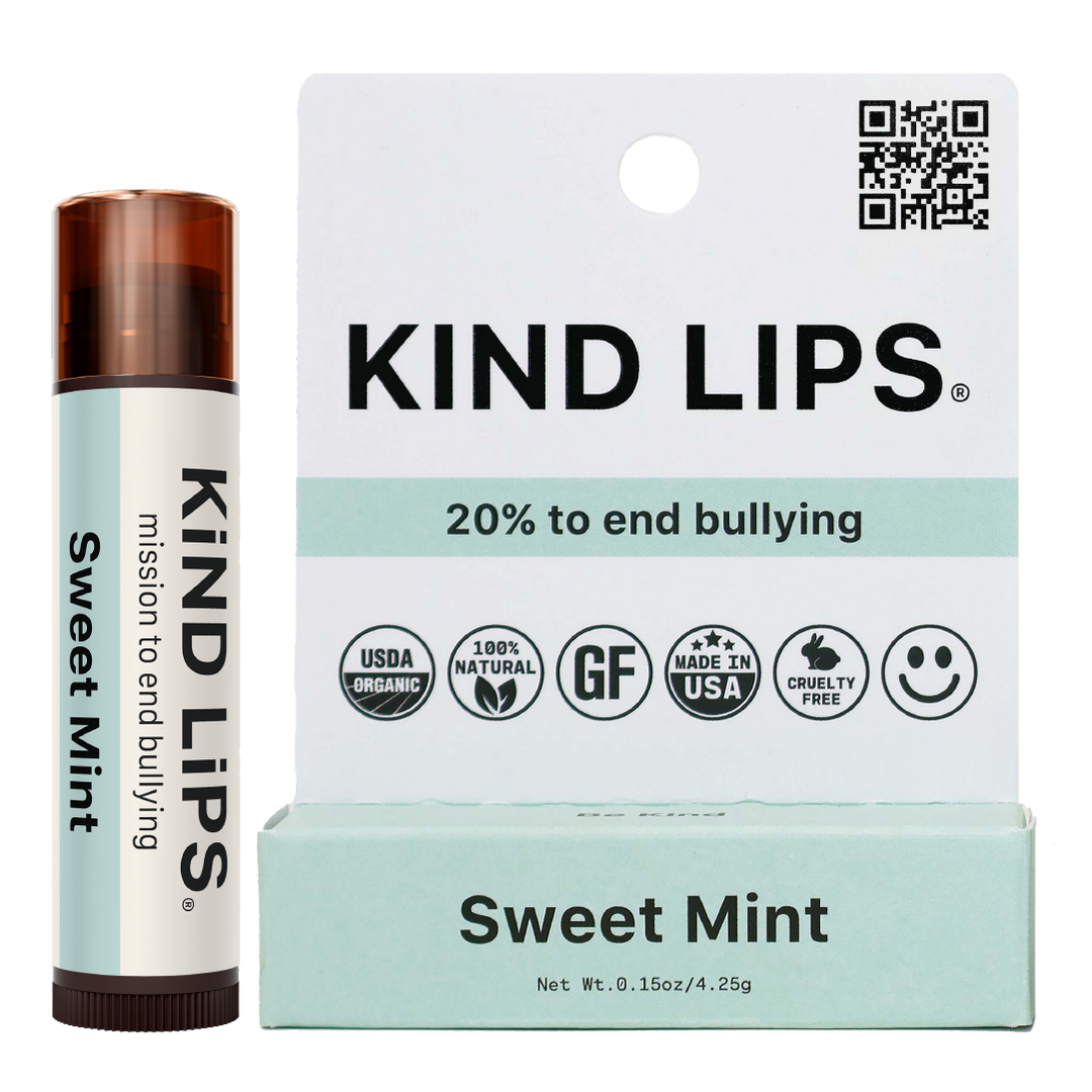 Sweet Mint, Organic Lip Balm, Single Hang Pack