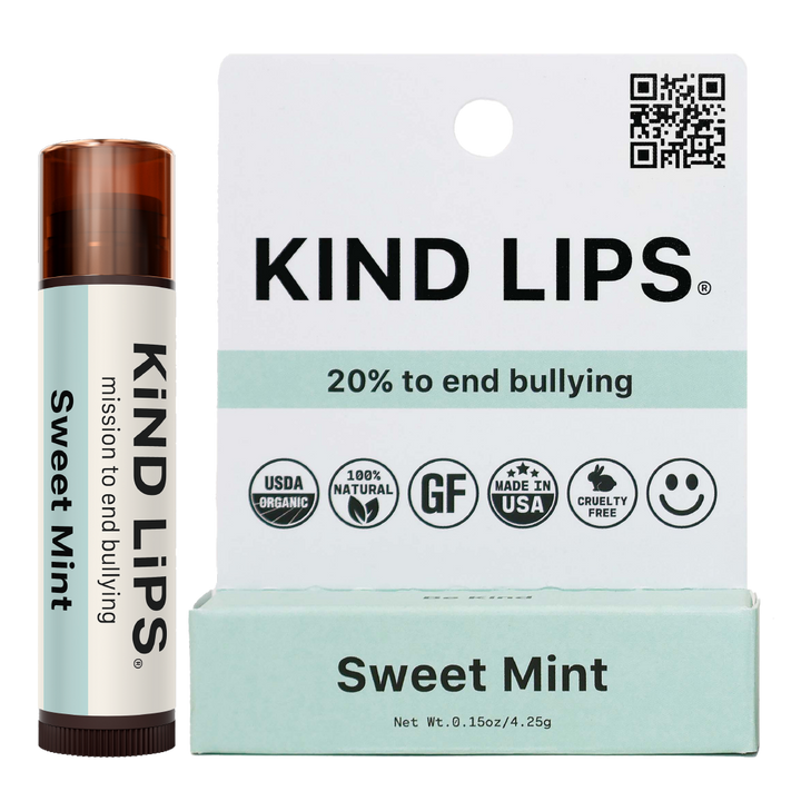 Sweet Mint, Organic Lip Balm, Single Hang Pack