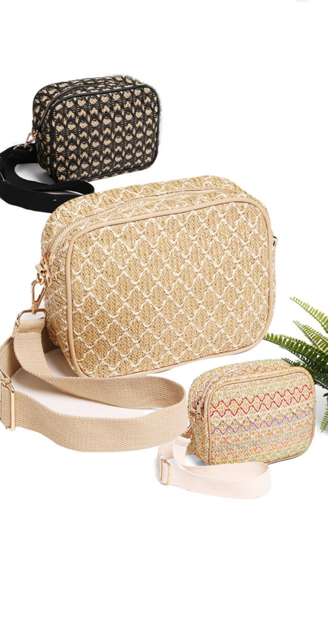 Straw Crossbody