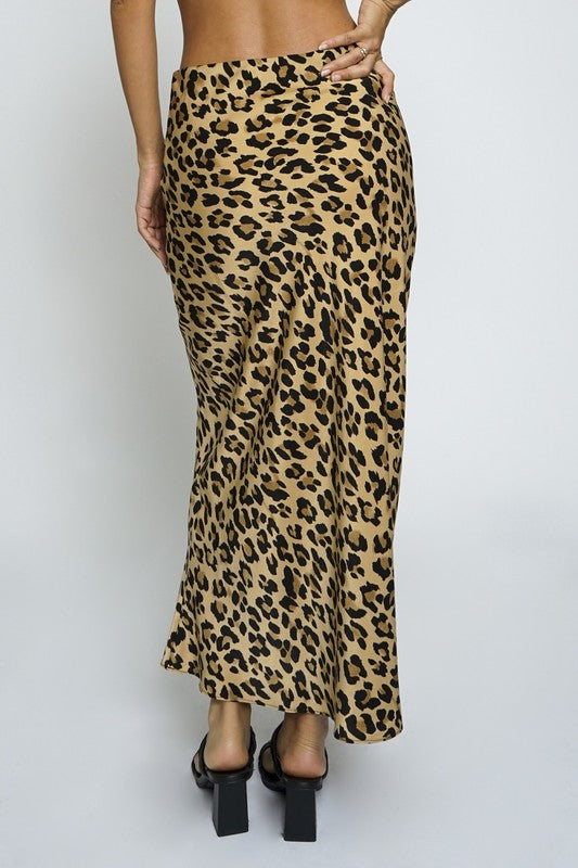 Leopard Maxi Skirt