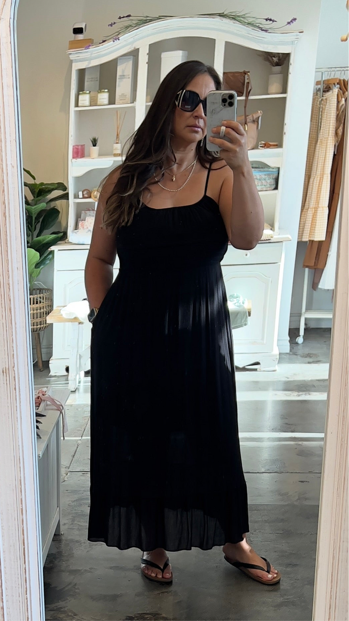 Everywhere Black Dress