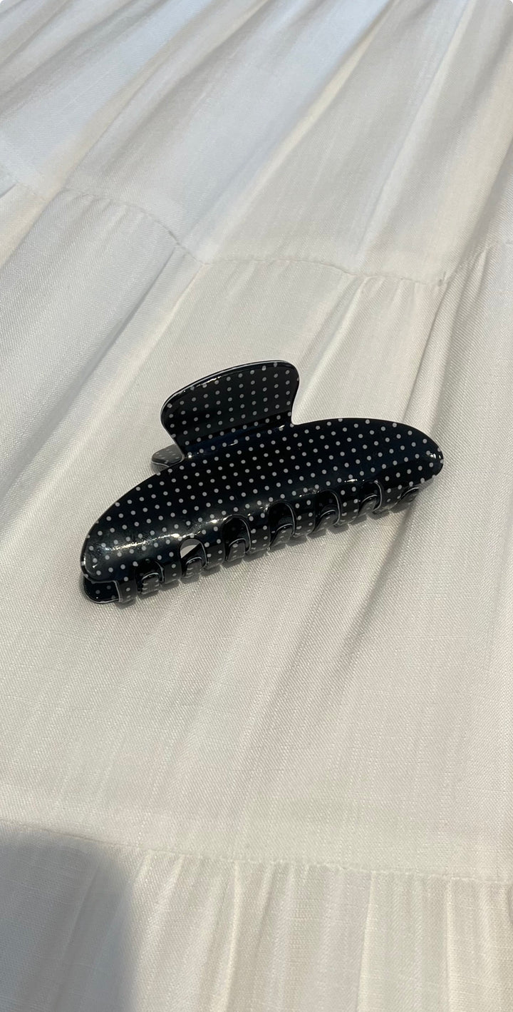 Polka Dot Claw Clip