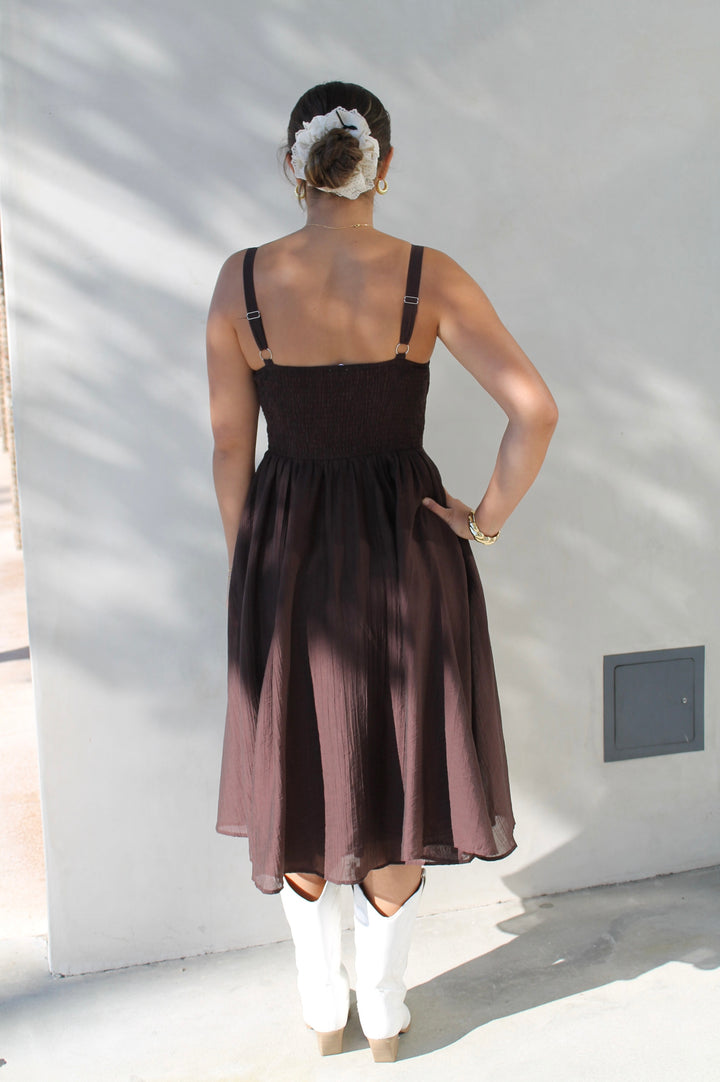 Clara's Brown Midi