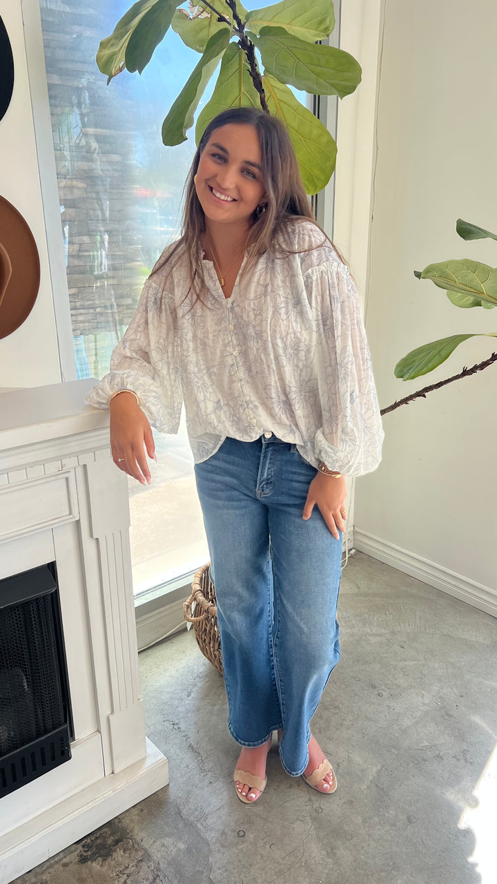 Breeze Button-Down Blouse