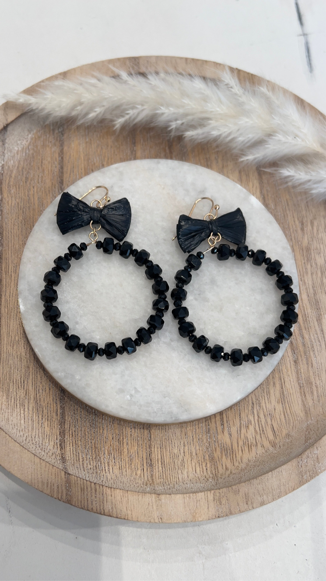 Bow Bead Earrings