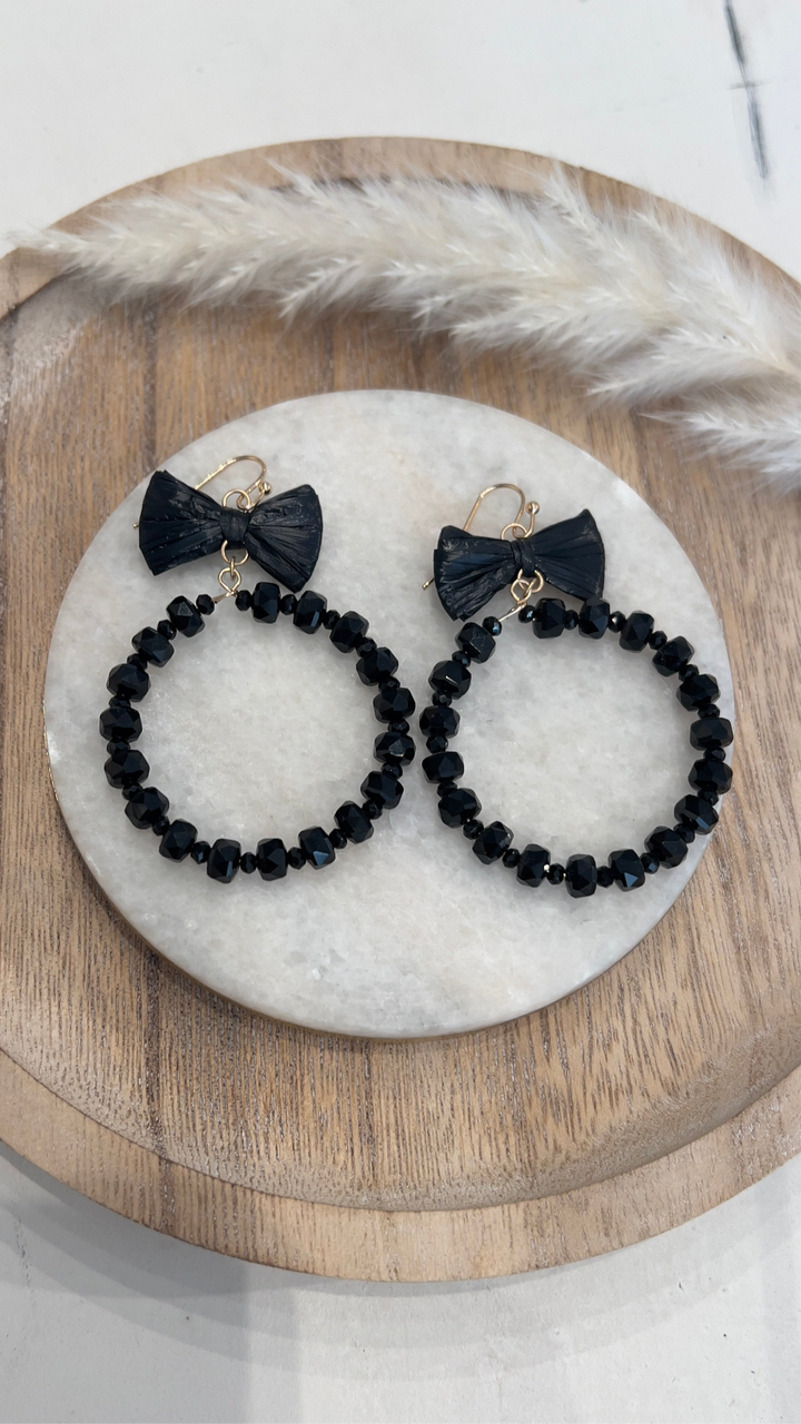 Bow Bead Earrings