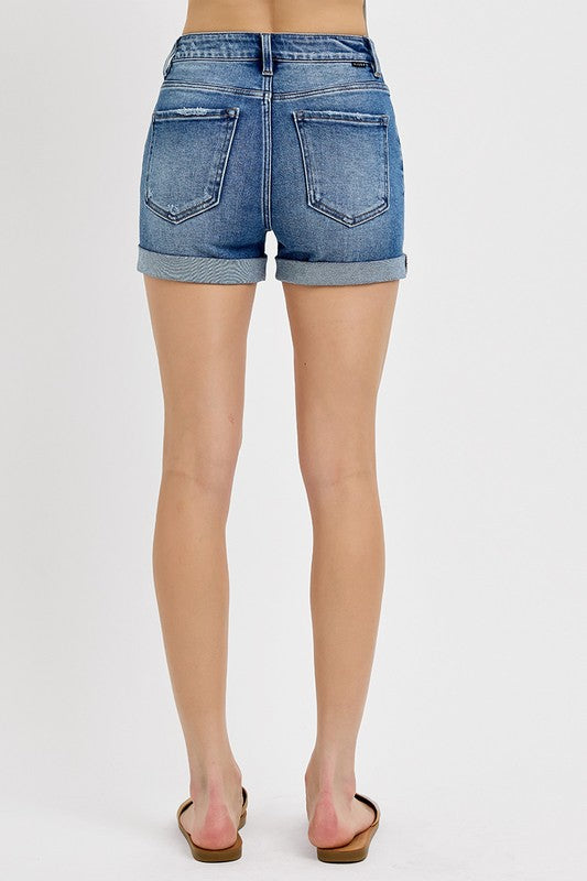 Sun-Kissed Denim Shorts