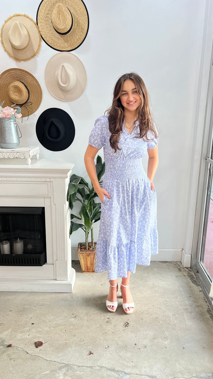 Gina’s Blue Midi